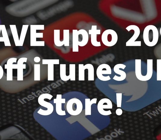 Save upto 20% OFF iTunes Store iTunes Codes - 20% off iTunes UK store