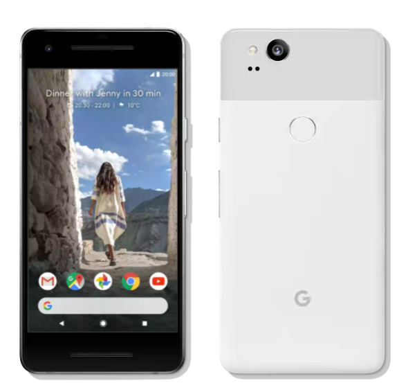 Google Pixel 2 smartphone in white UK EE - DLS Tech
